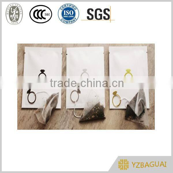 jute tea bags with logo and string