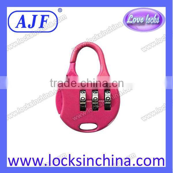 AJF best digital luggage combination bag lock for travel bag or luggage bag