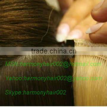 PREETY remy hair extension clip on dark blonde