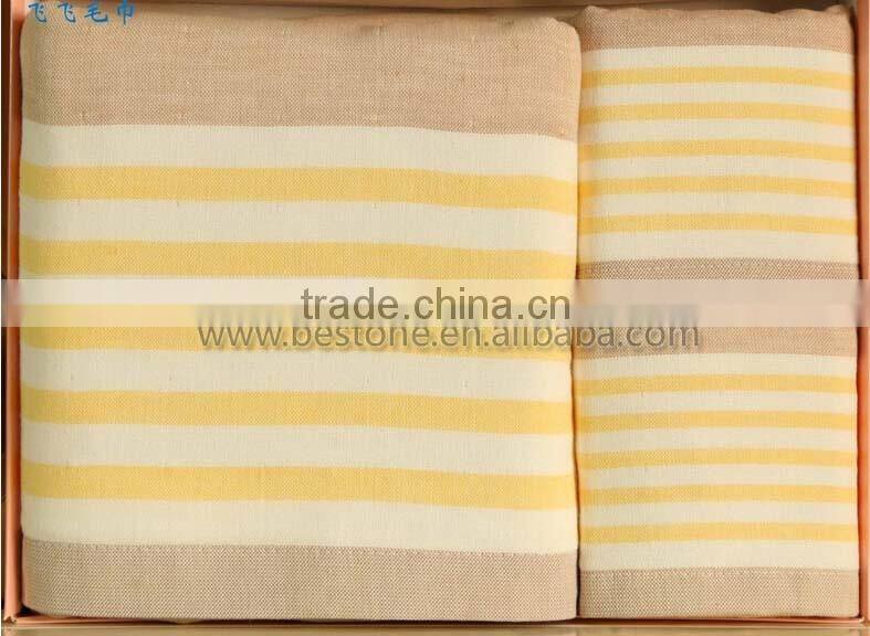 Wholesale Dobby 100% Cotton Bath Towel Set