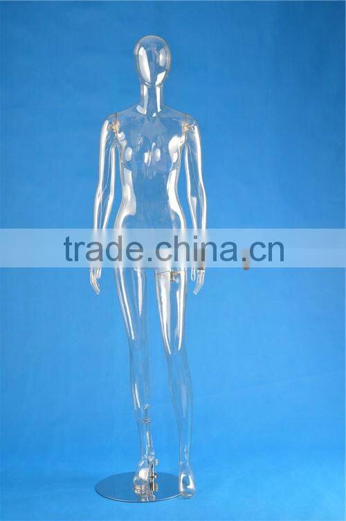 Full body transparent mannequin