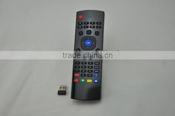 Saflyse Mx3 Portable 2.4g Mini Flying Air Mouse Wireless Handheld Keyboard Multifunctional Gyroscope Infrared Remote Controller