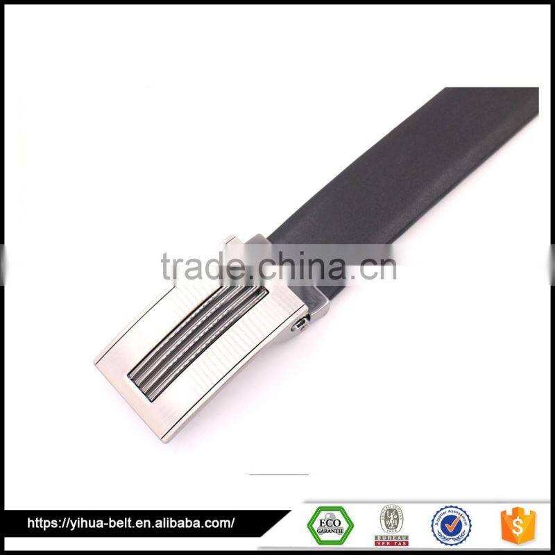 Eco-Friendly new arrival dress man leather belt with metal buckle