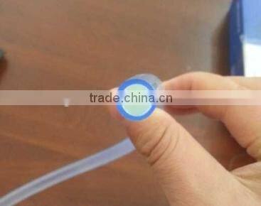 5mm/7mm plastic solid core side glow fibre optic cable for lighting