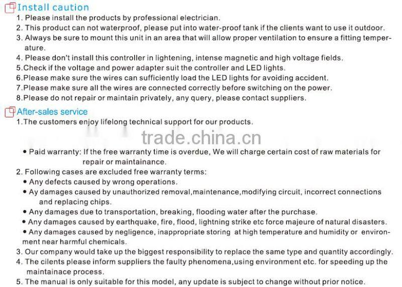 High quality 12 volt led dimmer