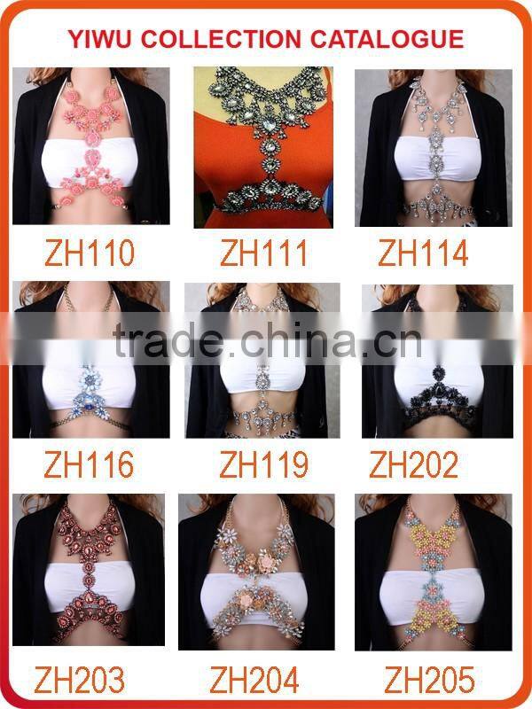 Top selling brand style handmade beaded choker statement necklace, necklace bead