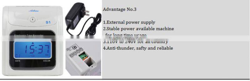 card punch attendance machine for employee time management