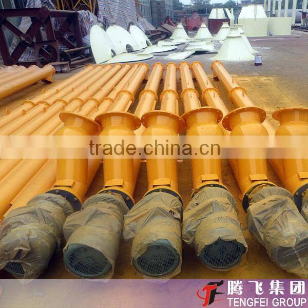 Durable concrete stainless steel screw conveyor