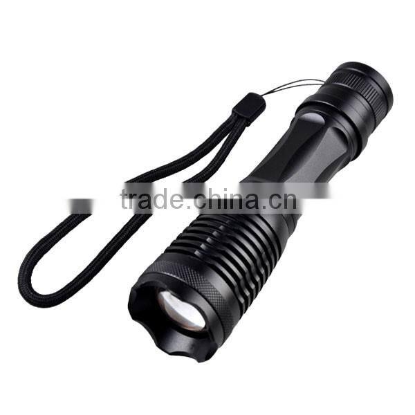 2000 Lumen Expedition Handheld Flashlight Led With Charger, 18650 2000mAh Rechargeable Battery and Sleeve, AAA Battery Holder