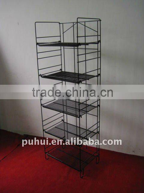 height adjustable textile display stand