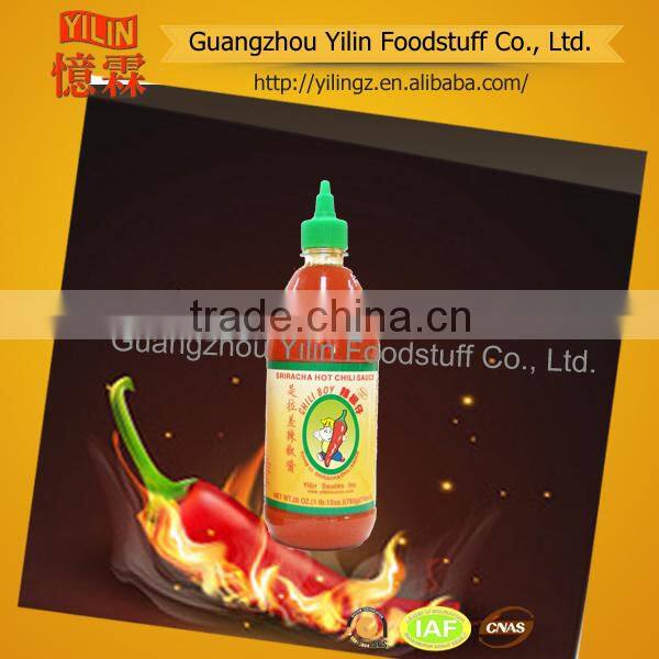 price competitive YILIN brands 50ml Yellow Hot Chili Sauce in glass bottle Chinese manufacturing with OEM service