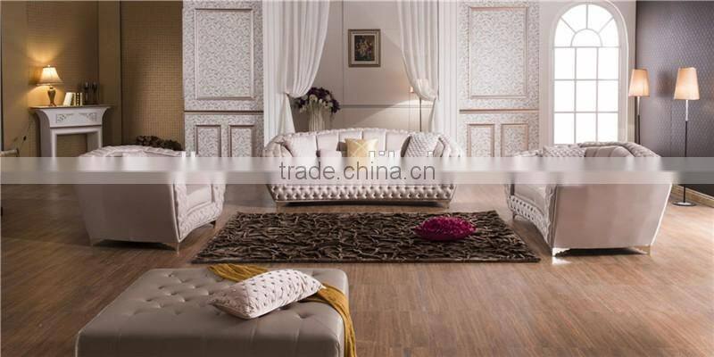 High quality furniture European style classical Chesterfield elegant silk fabric AL044