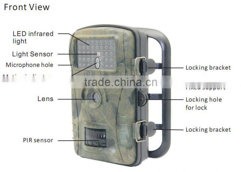 Original Trail Farm Hunting Camera Cam 2.4' LCD Bulit-in 42pcs LED 12MP 1080P Hunting Wildlife Trail Camera support night vision