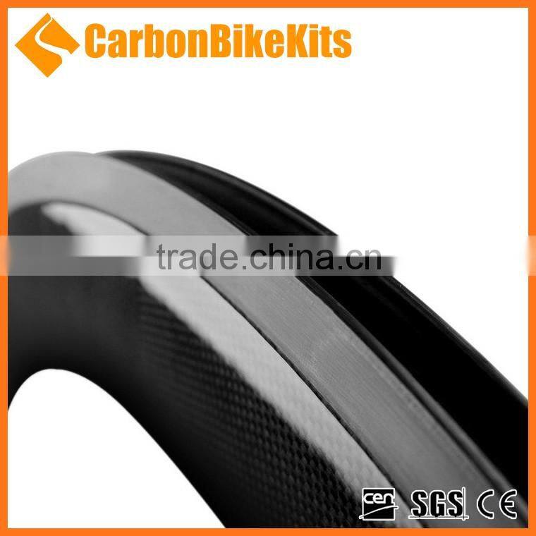 CarbonBikeKits Bike 25mm Wide 88mm Clincher Carbon Cycling Rim