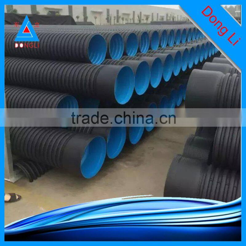 SN8 Socket joint Corrugated HDPE Pipe