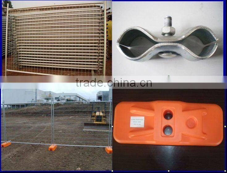 Wholesale cheap price Australia standard temporary security fencing with concrete feet