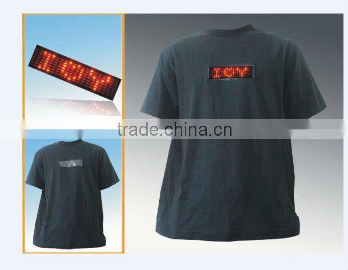 2015 new style hot party flashing light up bright T shirt with high quality