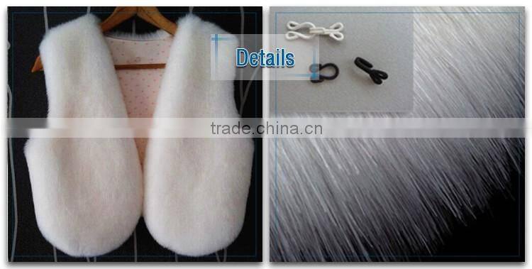 women winter fake fur gilet, faux fur vest