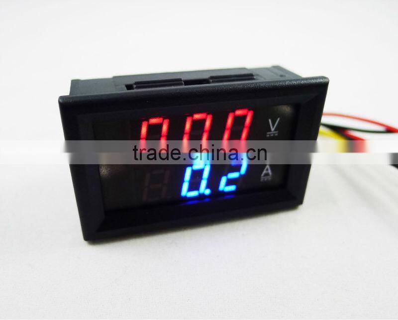 DC 100V 50A red + blue digital Voltage Current Meter