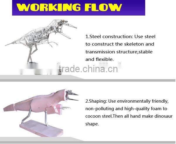 Animatronic Dinosaur Static dinosaur model for dinosaur park/forest park