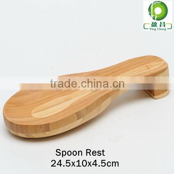 Luxury new shoes shape design bamboo Spoon rest