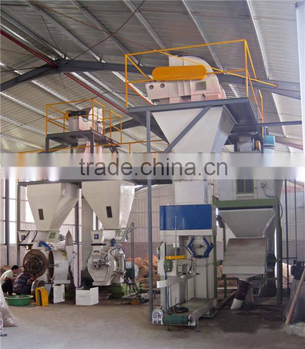 automatic correction animal feed pellet bag packing machine with competitive price for sale