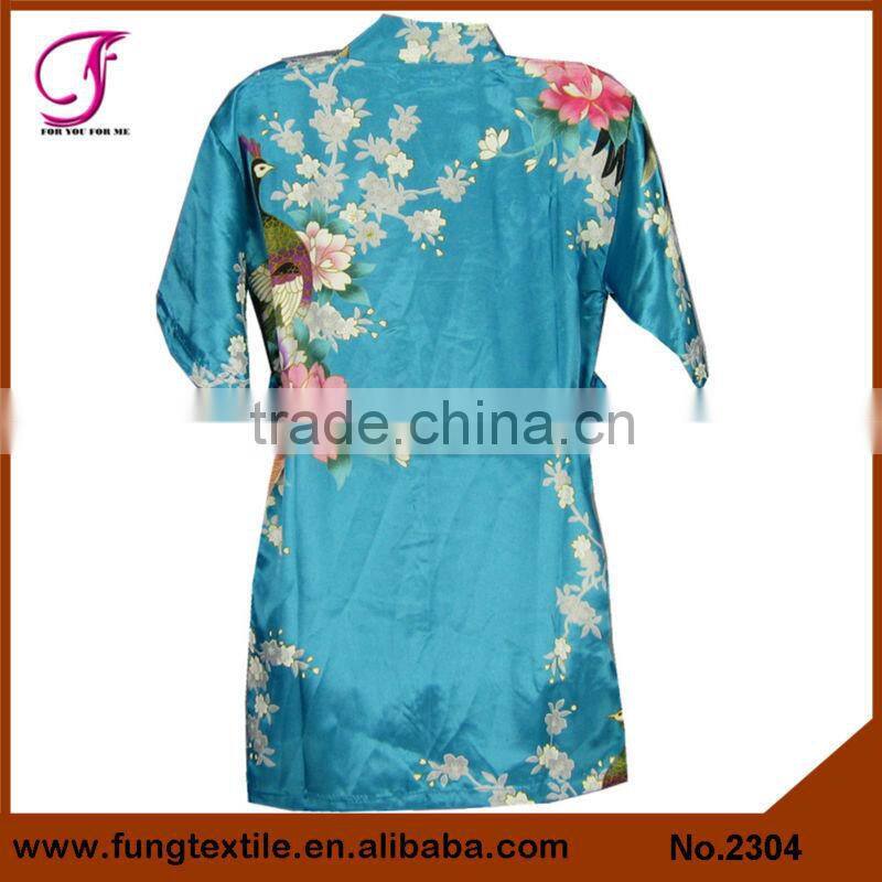 2305 Wholesales Children 13 Colors 7 Size Silk Satin Robe