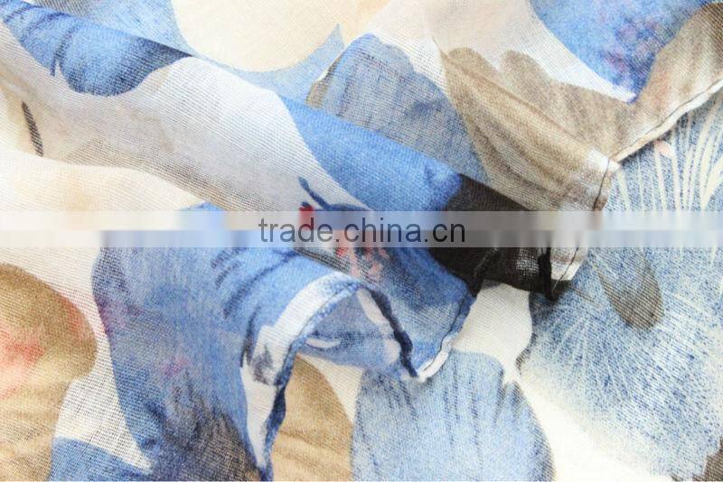 flower printing latest beautiful women hijab