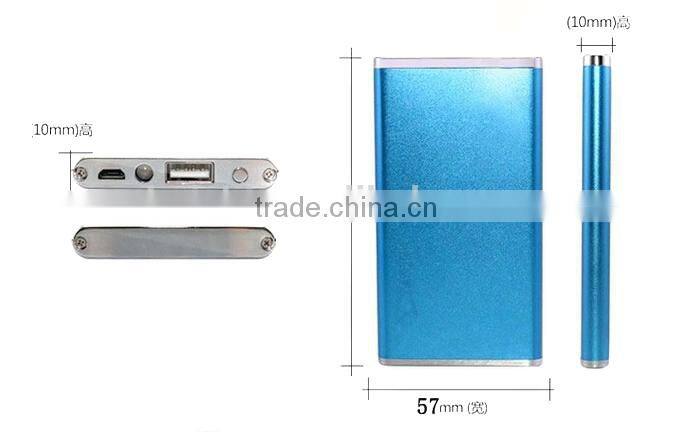 emergency Mobile Phone power bank 4000mah external battery pack