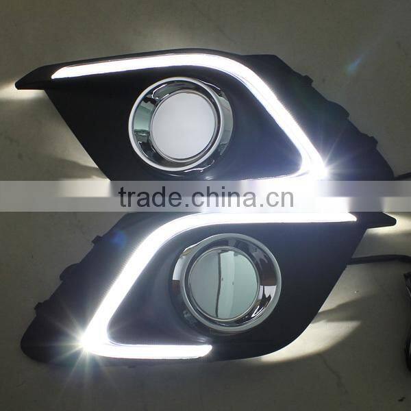 LED Daytime Running Light DRL For Mazda 3 Axela headlight Car Fog Lamp Mazda3 DRL 2014 Up