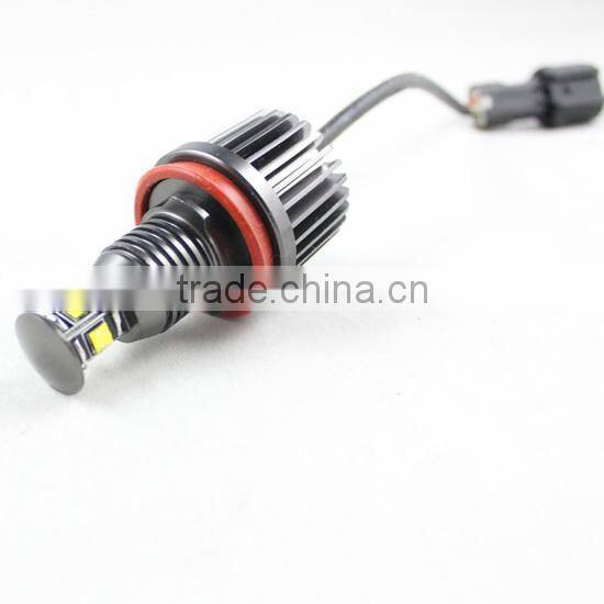led headlight 6500k-7000K xenon white h8 40w led angel eyes halo ring for bmw e60 angel eyes led marker light for bmw