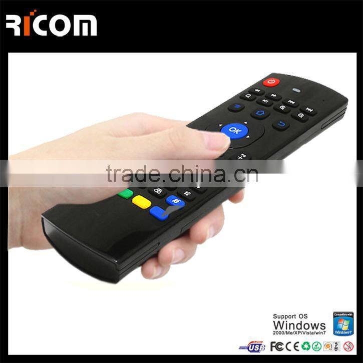2.4G air wireless keyboard with built in mouse--MX3--Shenzhen Ricom