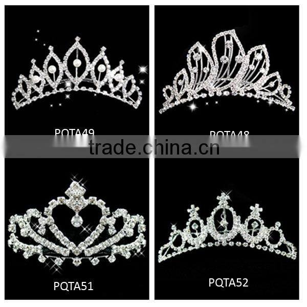 wholesale rhinestone princess crowns for wedding,engagement,party