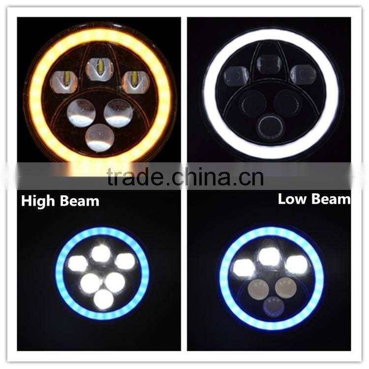 New DOT approved 7 inch jeep wrangler led headlight 2016