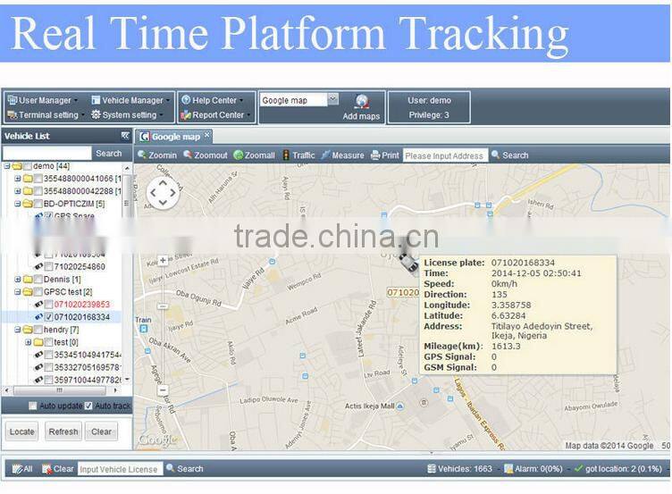 Cheap Global car GPS Tracker GT06 for car and motorcycle with real time IOS & Android App software