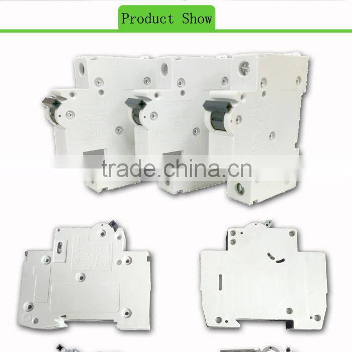C65 types of electrical over-voltage protection 1p miniature circuit breaker 1p+n