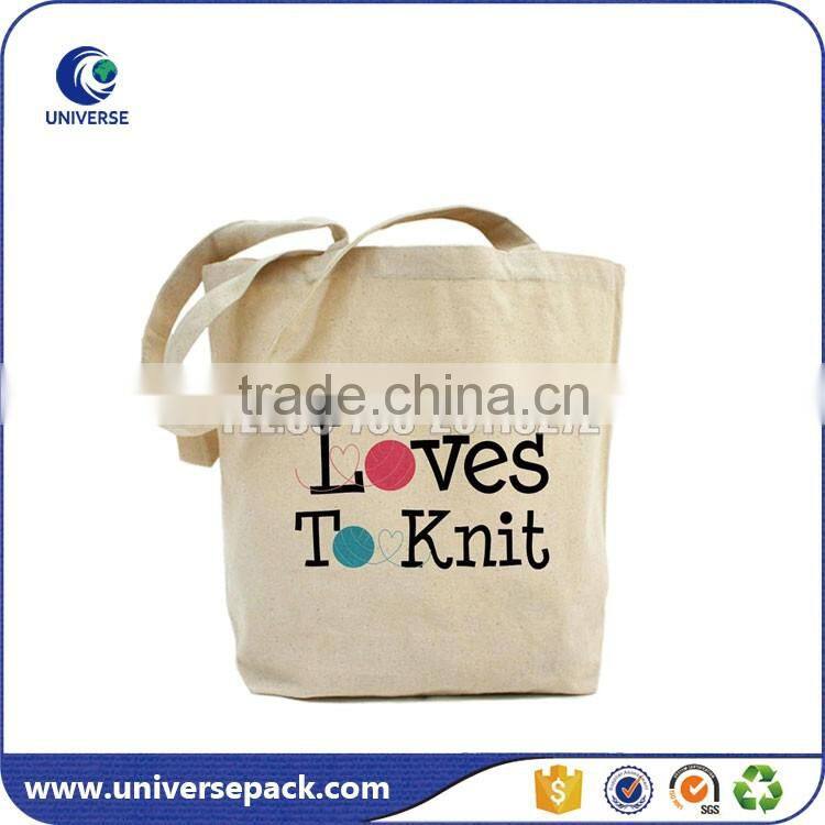 nicely custom logo cotton storage bag for shopping