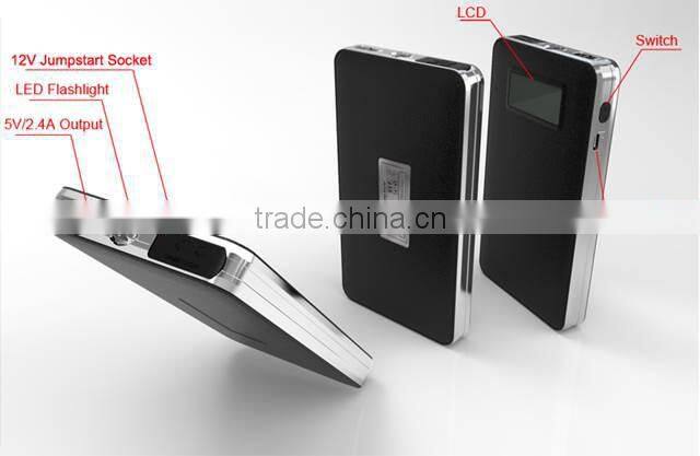 6000mah Portable Car Jump Starter Emergency Power Source Auto Start Power Bank