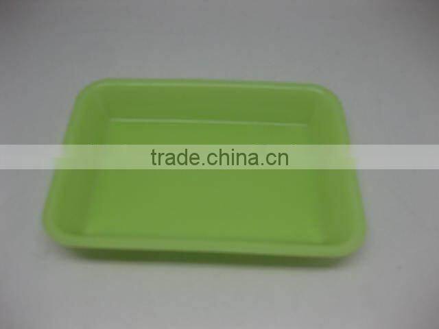 Square plastic serving tray