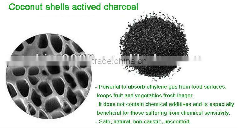 2.1oz Convenient Smart Bamboo Charcoal Fridge Deodorant Device In Plastic Box Absorb Ethylene Gas Keeps Foods Fresh Longer