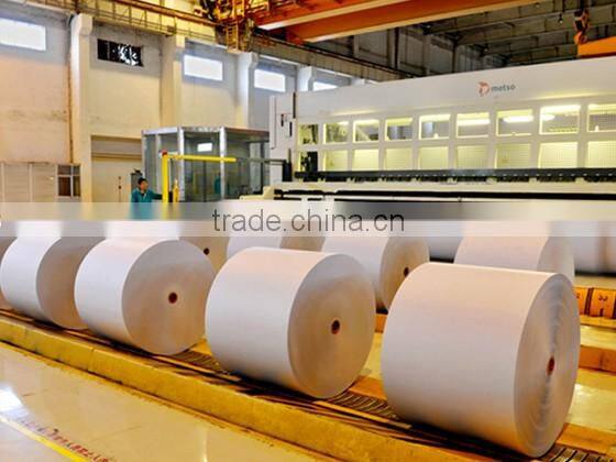 China Mills High Quality C2S Two Sides Coated Glossy Art Paper Roll