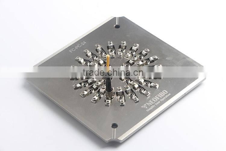 Good quality 24 connectors a time fiber optic polishing fixture/jig