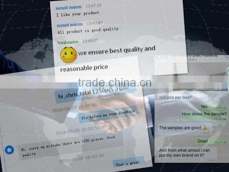 film backing abrasive round sanding disc