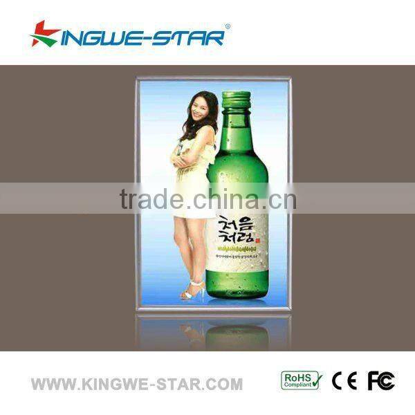 Super slim Advertisement Crystal Acrylic Sensor LED box