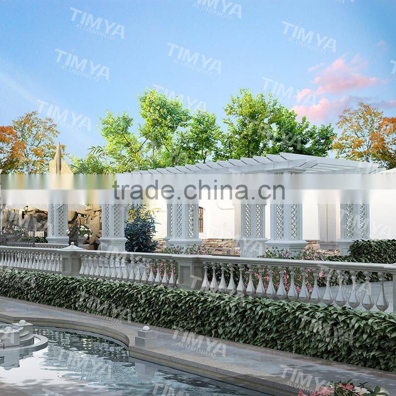 Arch Cheap Aluminium Garden Stone Column Pergola Metal