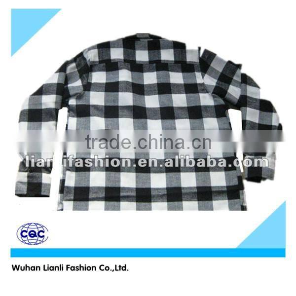 padded mens winter warm plaid shirt with flannel