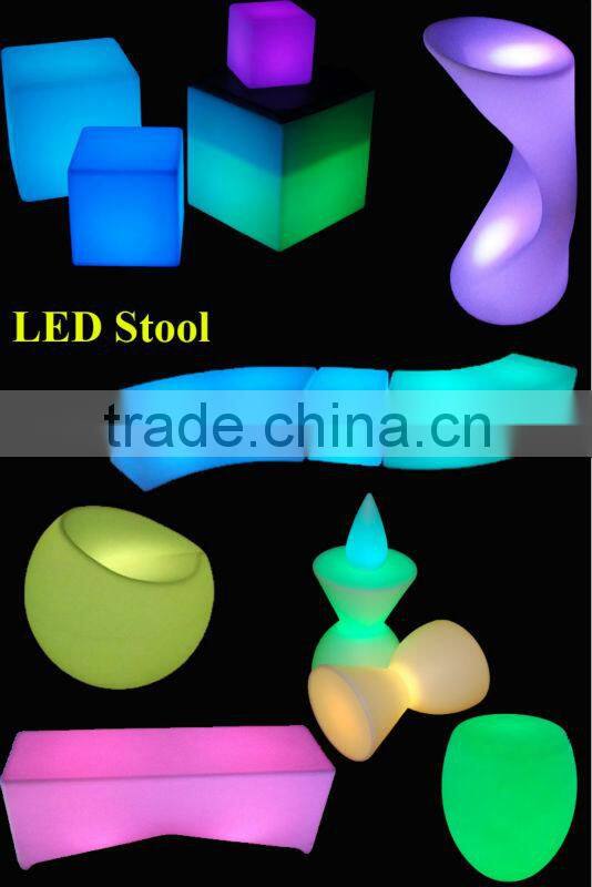 Hot sale LED illuminated furniture LED cube furniture sale