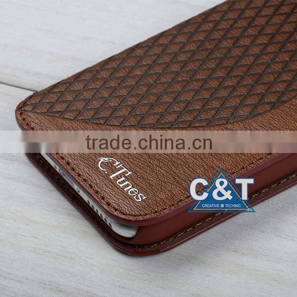 C&T New Arriving Hot product Flip Leather Cover Case For Nokia Lumia 535