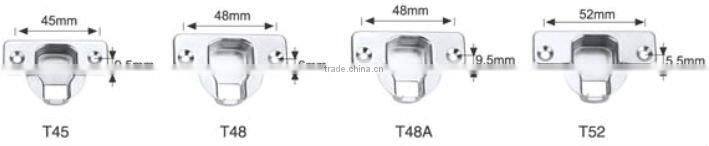 35mm cup self closing hinge/damper hinge for furniture cabinet kitchen door(N123)
