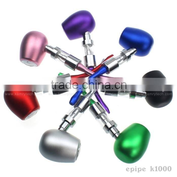 2016 Hot sale in stock kamry top selling k1000 e cig metal and wooden 18350 epipe k1000